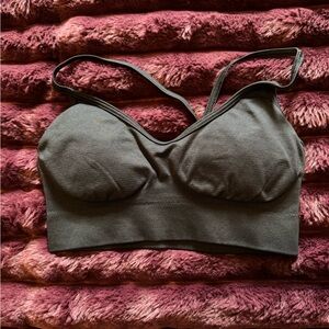 Gymshark Charcoal Sports Bra